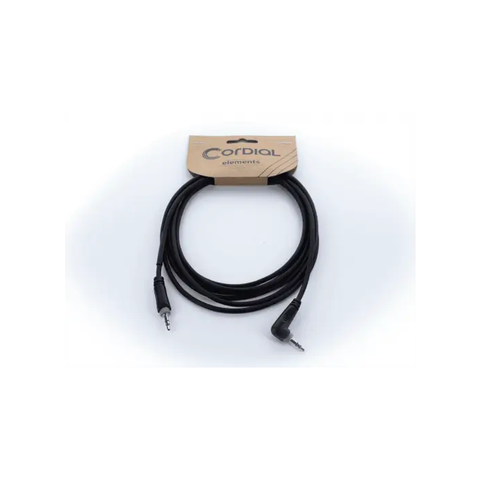 Cordial Cable de Audio Minijack Estéreo Recto/Acodado 50 Cm 2 Cordial Cable de Audio Minijack Estéreo Recto/Acodado 50 Cm 2