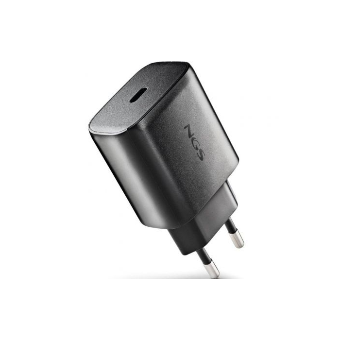 Cargador de Pared GaN NGS Bud 45W/ 1xUSB Tipo-C/ 45W 1 Cargador de Pared GaN NGS Bud 45W/ 1xUSB Tipo-C/ 45W 1
