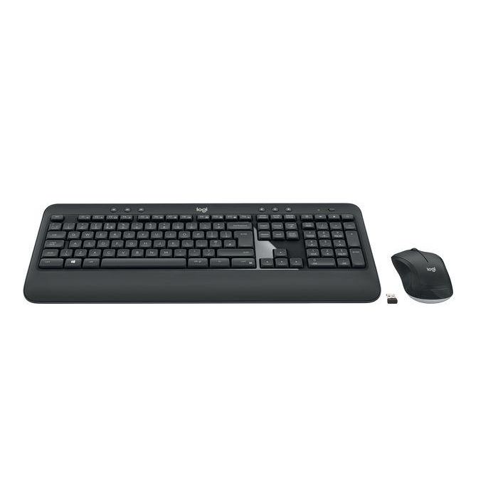 Logitech MK540 ADVANCED Combo Teclado y Ratón Inalámbricos, Full-Size, Ergonómico, Resistente a Salpicaduras, Larga Batería UK
