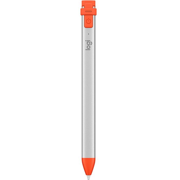 Logitech Crayon - Lápiz digital con tecnología Apple Pencil para iPad 6ª generación (2018), punta sensible a la inclinación, 7h batería, referencia 914-000034