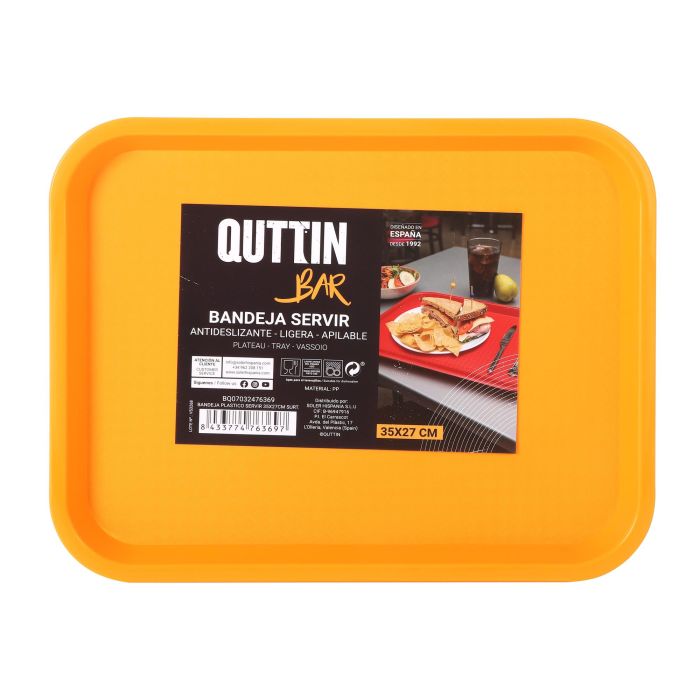 Bandeja de plástico para servir 35x27 cm - My Bar (24 Unidades) 4