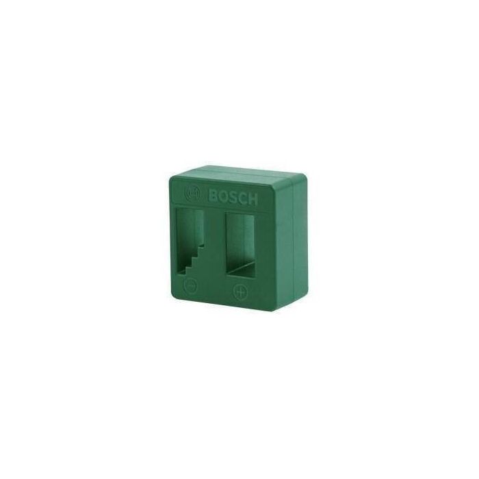 Magnetizador/desmagnetizador Bosch (accesorio para destornilladores/puntas, 2 imanes de ferrita, intensidad del campo magnético mín. 90 mT) Magnetizador/desmagnetizador Bosch (accesorio para destornilladores/puntas, 2 imanes de ferrita, intensidad del campo magnético mín. 90 mT)