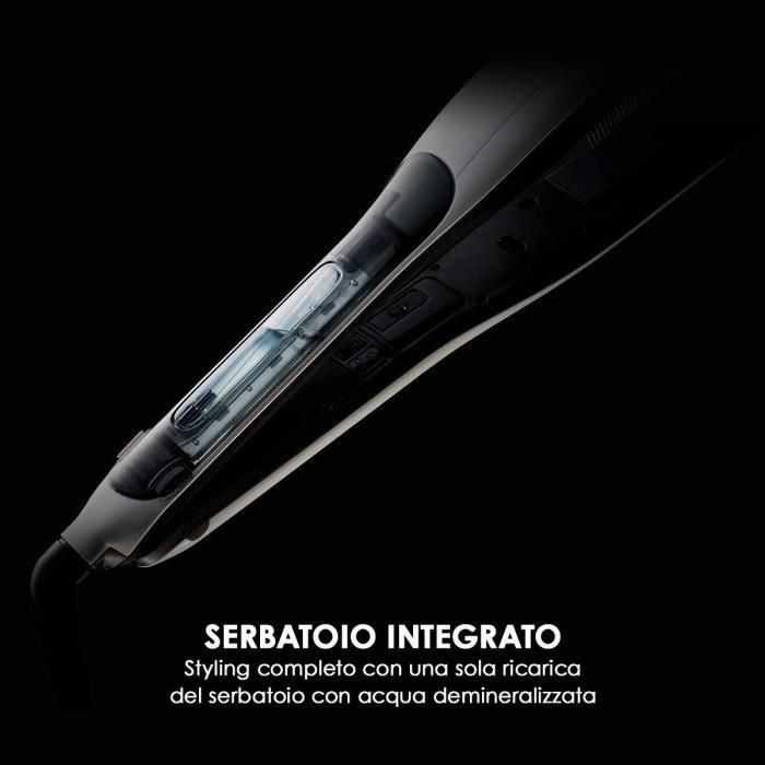 Plancha de Vapor Profesional - Bellissima - Steam Elixir - Placa Cerámica + Aceite de Argán + Funda Protectora - 4 Temperaturas 4 Plancha de Vapor Profesional - Bellissima - Steam Elixir - Placa Cerámica + Aceite de Argán + Funda Protectora - 4 Temperaturas 4