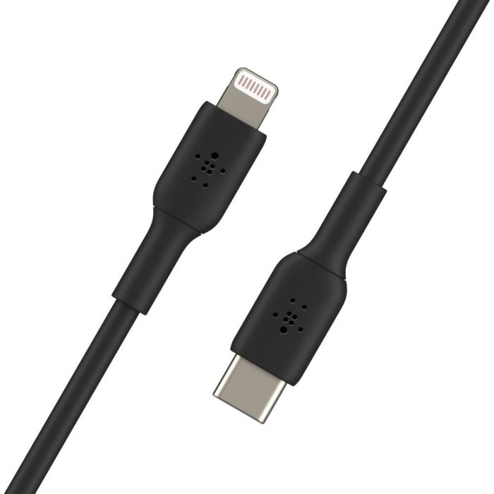 Belkin CAA003BT1MBK Cable USB-C a Lightning Boost Charge MFi para iPhone/iPad, Carga Rápida, 1m, Negro 2
