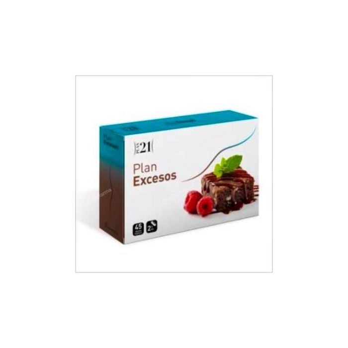 PLAMECA Plan Excesos 45 Cápsulas | Plan 21 | Té Verde y Fructooligosacáridos para Comidas Copiosas