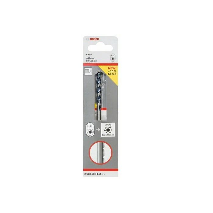 Bosch 1 Betonbohrer CYL-5 6x50x100mm 1 Bosch 1 Betonbohrer CYL-5 6x50x100mm 1