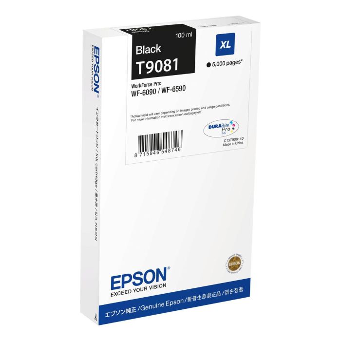 Cartucho de Tinta Original Epson T9081 Negro