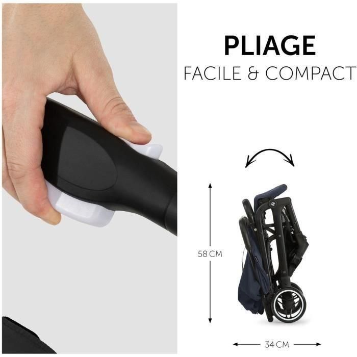 Hauck HAU4007923160169 Cochecito Compacto Travel N Care 4 Ruedas Plegado con una Mano Azul 3 Hauck HAU4007923160169 Cochecito Compacto Travel N Care 4 Ruedas Plegado con una Mano Azul 3