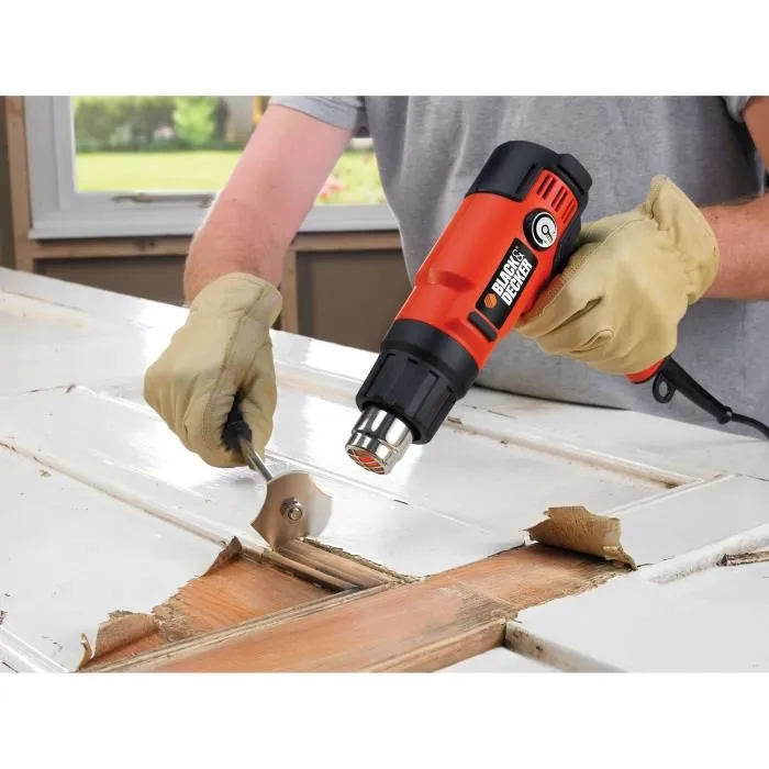 Black + Decker Pistola de Calor KX2200K 2000W con Accesorios