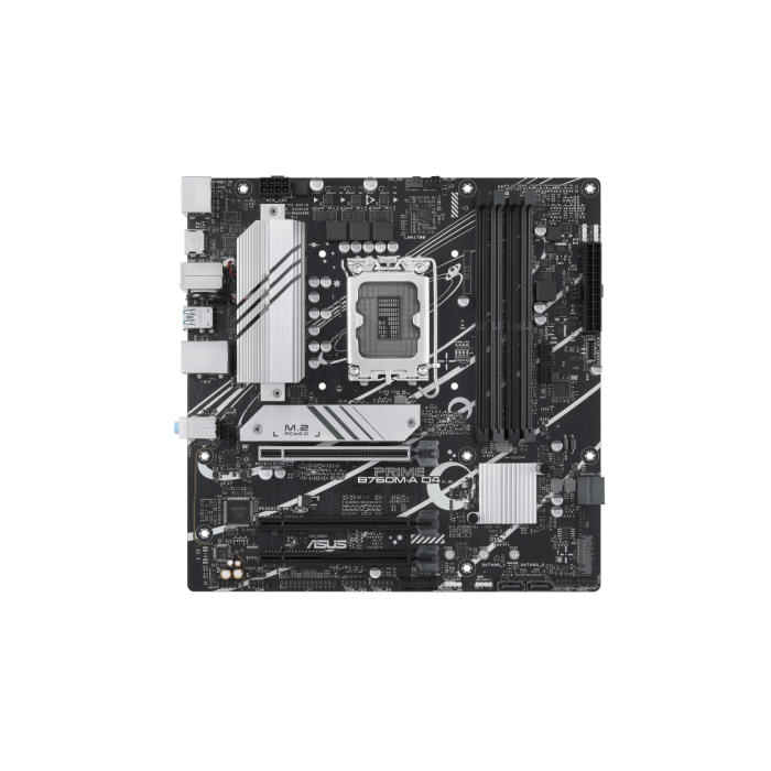 ASUS Prime B760M-A D4-CSM Placa Base Intel B760 Socket 1700 Micro ATX DDR4 para 14a/13a/12a Gen Intel Core
