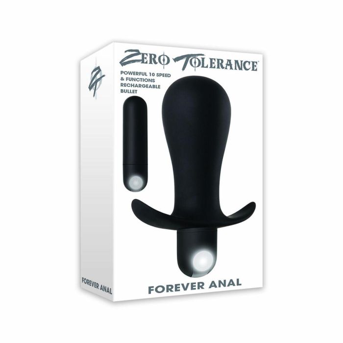 Vibrador Anal Negro Zero Tolerance Negro 1