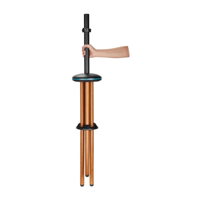 Vivolink Soporte Plegable Portátil de Pie para TV Monitor Madera Acero 70" 30kg VESA 200x200-400x400 Bolsa Incluida 3