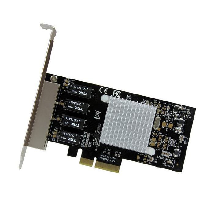 Startech.com Tarjeta de Red PCIe Ethernet Gigabit 10/100/1000 4 Puertos RJ45 Intel I350-AM4 3 Startech.com Tarjeta de Red PCIe Ethernet Gigabit 10/100/1000 4 Puertos RJ45 Intel I350-AM4 3