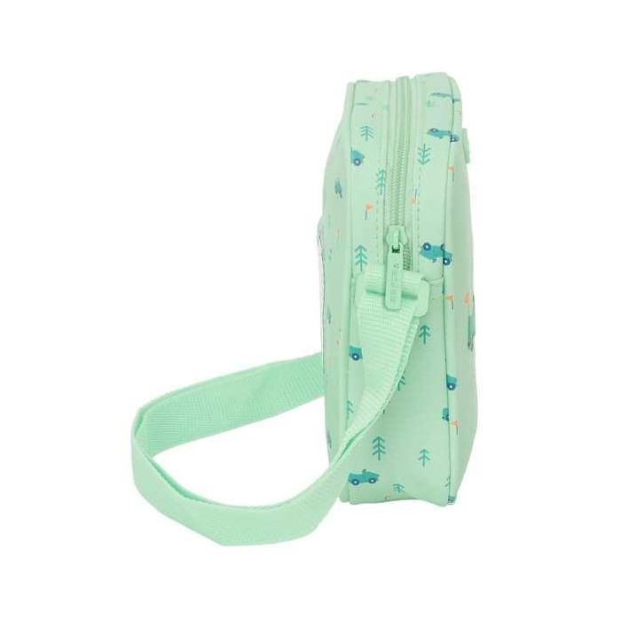Bolso Bandolera Safta Coches Verde 16 x 18 x 4 cm 1