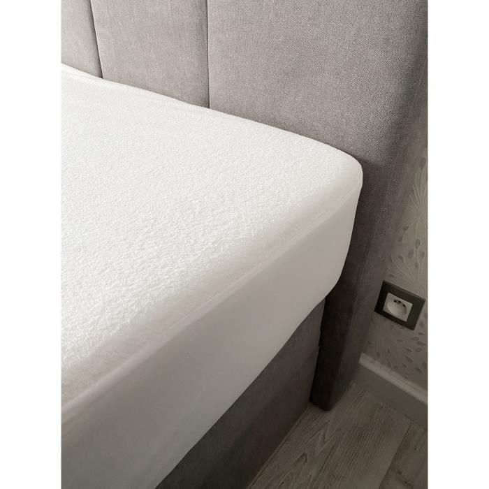 Protector de colchón absorbente - 90x190 cm - Algodón - Anti -Mite 2 Protector de colchón absorbente - 90x190 cm - Algodón - Anti -Mite 2