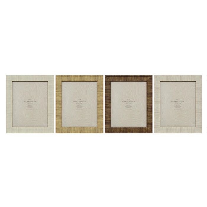 Marco Foto 20X25 Scandi DKD Home Decor Natural Beige 2 x 30.5 x 25.5 cm (4 Unidades)