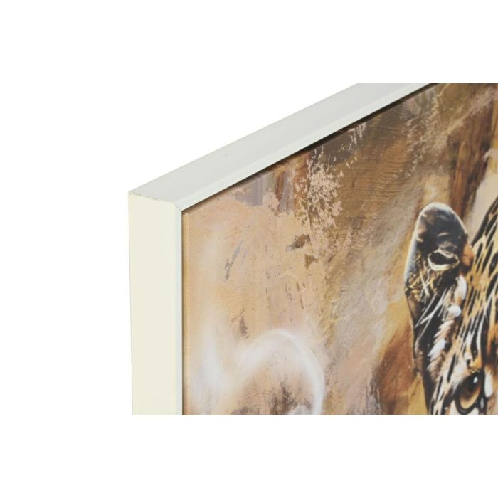 Lienzo Home ESPRIT Marrón Negro Dorado 103,5 x 3,5 x 103,5 cm (2 Unidades) 3