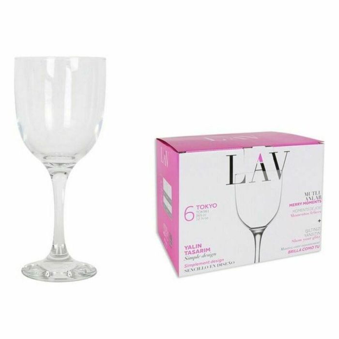 Set de Copas LAV Tokyo (6 Piezas) (4 Unidades) (365 ml) 1