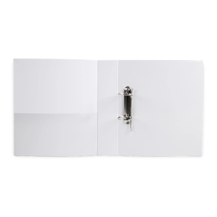 Liderpapel Carpeta Canguro 2 Anillas Mixtas 55mm A4 Plástico Blanco 3