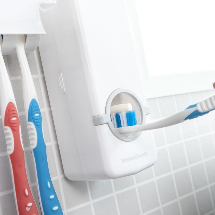 Dispensador de Pasta Dental con Soporte para Cepillos Diseeth InnovaGoods 9 Dispensador de Pasta Dental con Soporte para Cepillos Diseeth InnovaGoods 9