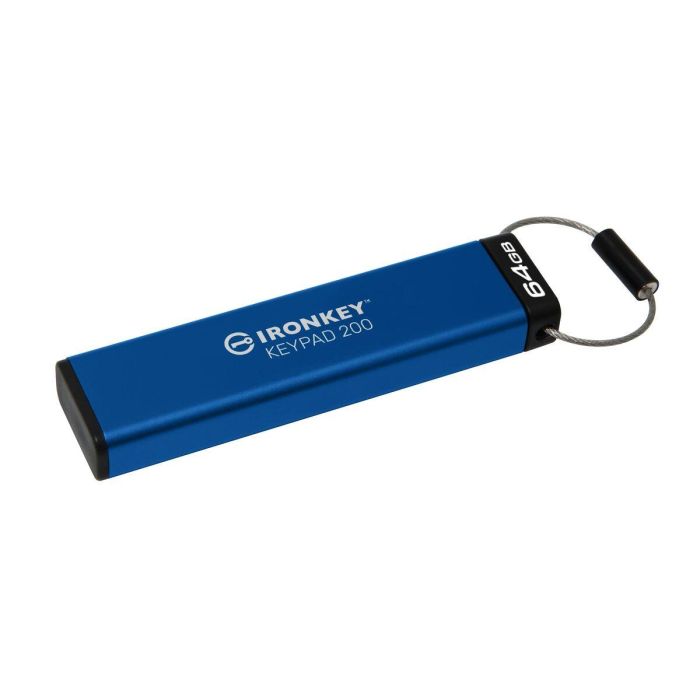 Pendrive Kingston IKKP200/64GB Azul 2