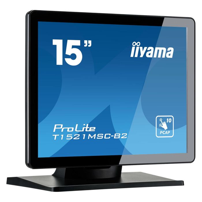 Iiyama T1521MSC-B2 Monitor Táctil Capacitivo Multitáctil de 15" 1024x768 VGA HDMI Negro Iiyama T1521MSC-B2 Monitor Táctil Capacitivo Multitáctil de 15" 1024x768 VGA HDMI Negro