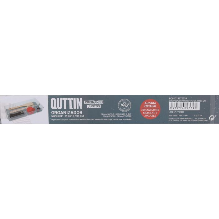 Quttin Organizador Non-Slip para Mascotas 39 x 20 x 6 cm (12 Unidades) 4