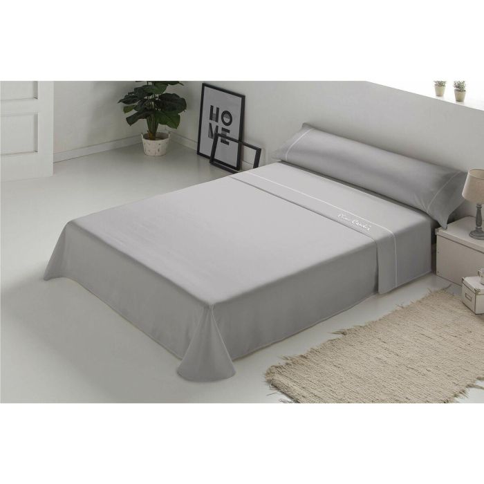 Juego de Sábanas Pierre Cardin ARCADIA Gris Cama de 105 1 Juego de Sábanas Pierre Cardin ARCADIA Gris Cama de 105 1
