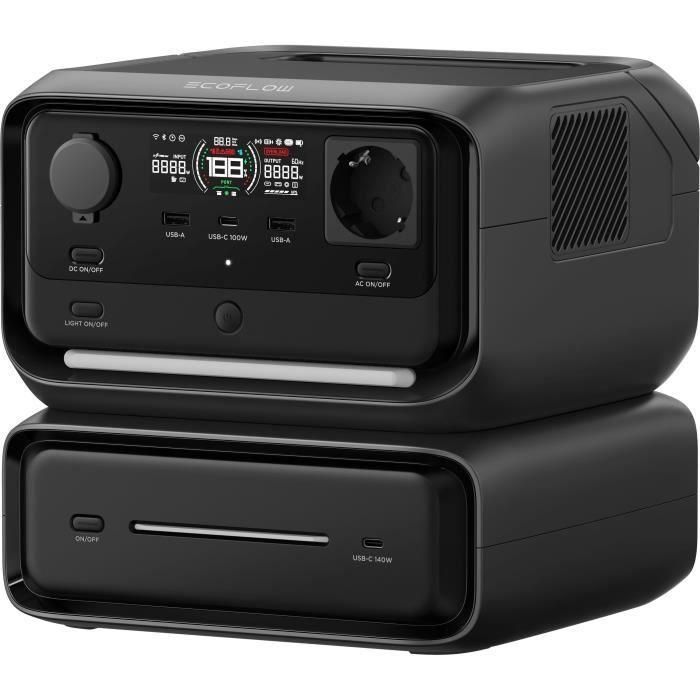 Ecoflow ECO4895251627955 Batería de arranque RIVER 3 Max - Alto rendimiento, Sistema UPS, Capacidad expandible, Batería EB300 incluida 4