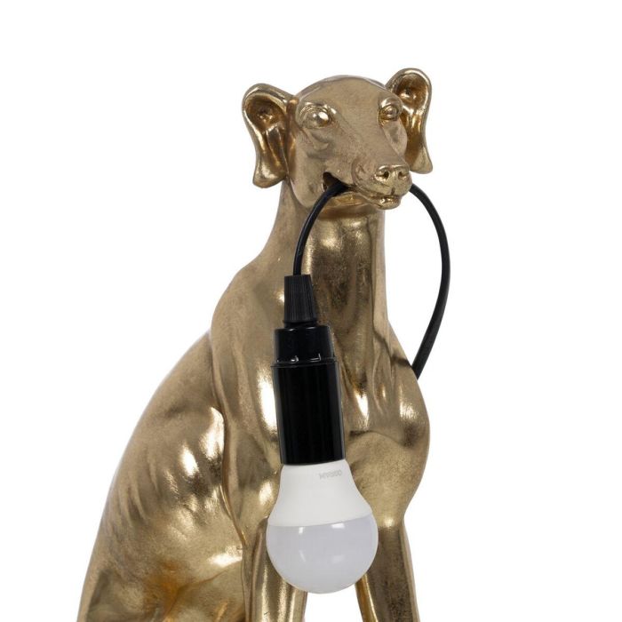 Lámpara de mesa Perro Dorado 40 W 220-240 V 25,5 x 16,5 x 36 cm 5 Lámpara de mesa Perro Dorado 40 W 220-240 V 25,5 x 16,5 x 36 cm 5