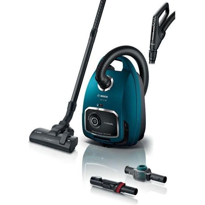 BOSCH BGL6FAM1 - aspirador con bolsa - azul - variador de potencia con mango - cepillo multiusos integrado - accesorio recibido BOSCH BGL6FAM1 - aspirador con bolsa - azul - variador de potencia con mango - cepillo multiusos integrado - accesorio recibido