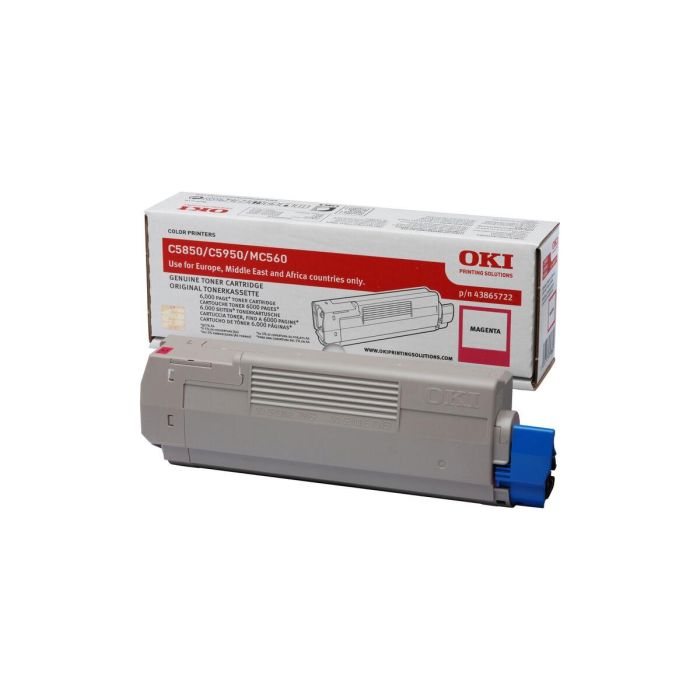 OKI C-5850/5950/MC560 Toner Magenta 6k OKI C-5850/5950/MC560 Toner Magenta 6k