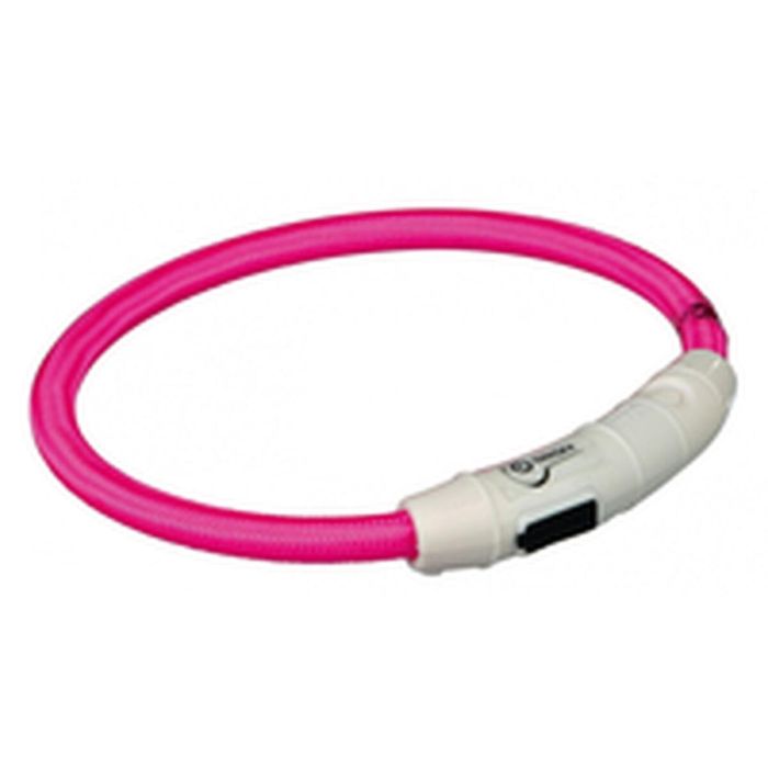 Collar LED para Mascotas Trixie Rosa M/L 3