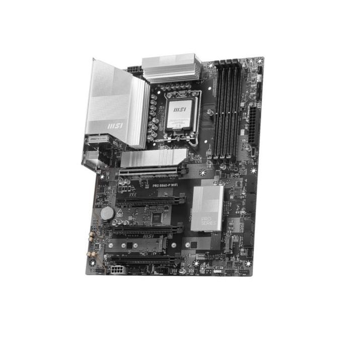 MSI 911-7E41-001 Placa Base PRO B860-P WiFi, Intel LGA 1851, 4 DDR5, USB 10GBPS, WiFi 7, ATX