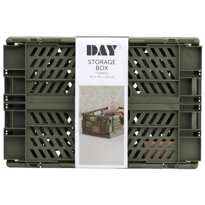 Caja Plegable 50X33 Olive Gree Day 5 Caja Plegable 50X33 Olive Gree Day 5
