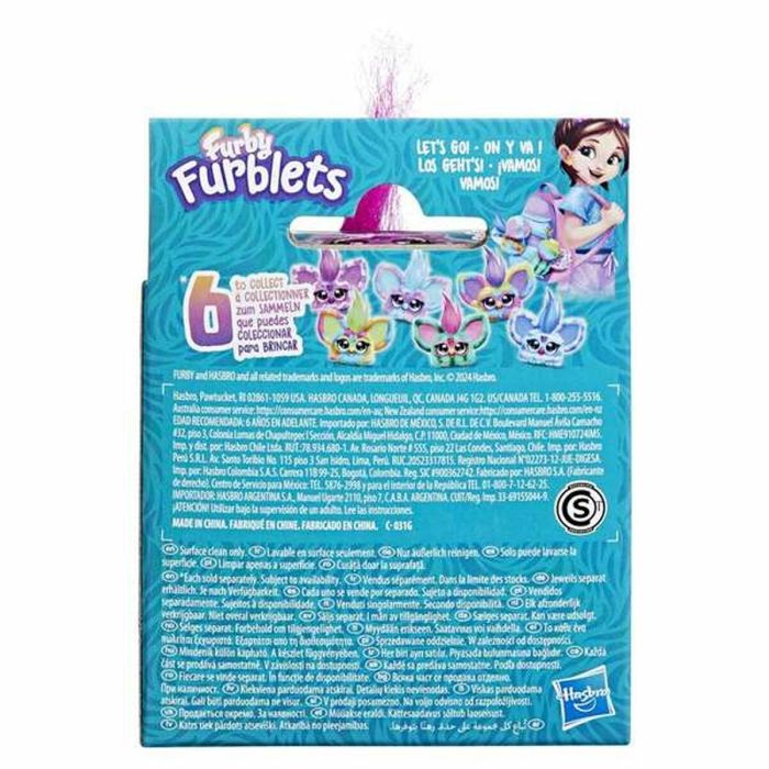 Peluche con Sonido Hasbro Furby Furblets 12 cm 1 Peluche con Sonido Hasbro Furby Furblets 12 cm 1