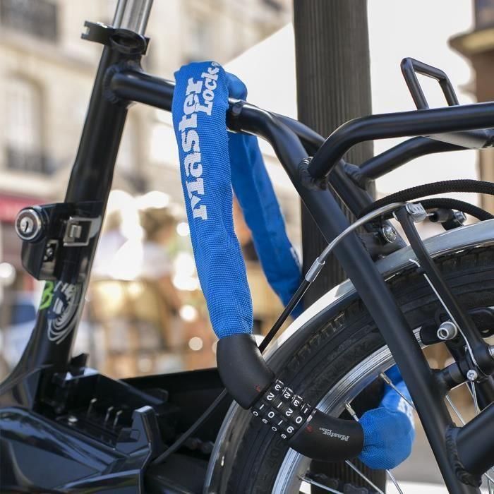 Cadena de candado para bicicletas MASTER LOCK: ideal para bicicletas, bicicletas eléctricas, bicicletas de montaña y otros 3 Cadena de candado para bicicletas MASTER LOCK: ideal para bicicletas, bicicletas eléctricas, bicicletas de montaña y otros 3