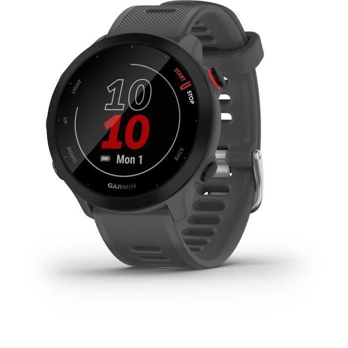 GARMIN Forerunner 55 - Reloj inteligente con GPS - Monterra Grey 2 GARMIN Forerunner 55 - Reloj inteligente con GPS - Monterra Grey 2
