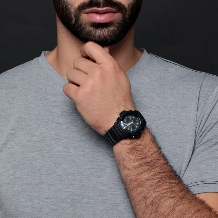 Casio Reloj Resistente a Golpes con Iluminación LED y Funcionamiento Solar 1