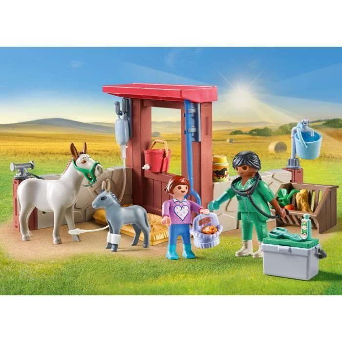 Starter Pack Veterinaria De Granja 71471 Playmobil 1