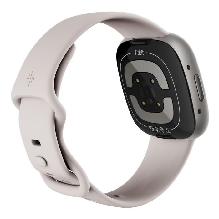Fitbit Sense 2 Smartwatch GPS lunar white con Pantalla Táctil, Monitor Ritmo Cardíaco, Oxígeno en Sangre y Temperatura 3
