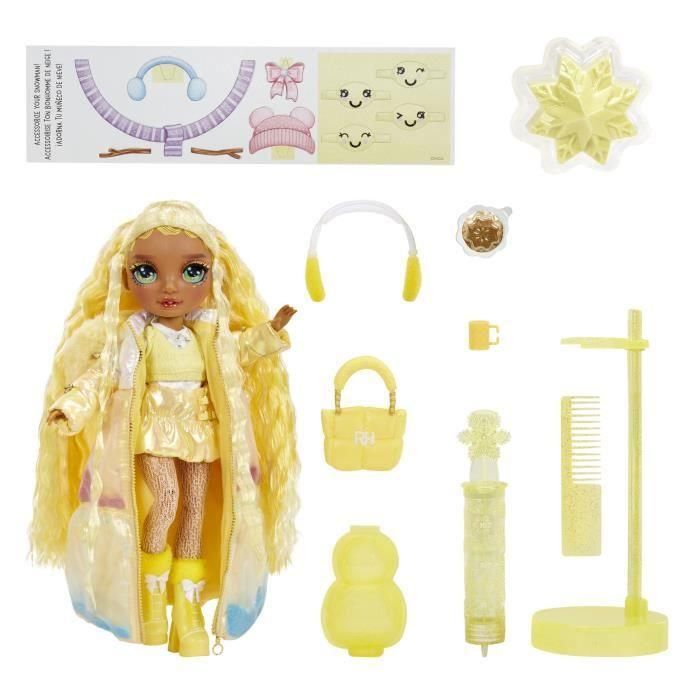 Rainbow High - Winter Wonderland - Amarillo - Revela tu color - Crea tu propio muñeco de nieve - A partir de 4 años 5 Rainbow High - Winter Wonderland - Amarillo - Revela tu color - Crea tu propio muñeco de nieve - A partir de 4 años 5