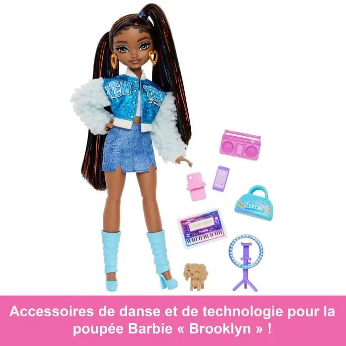 Barbie Muñeca Brooklyn Dream Team con 8 Accesorios Musicales HYC22 2