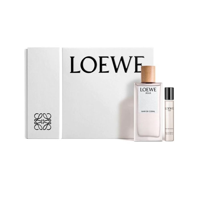 Loewe agua mar coral eau toilette 100ml + vaporizador 15ml