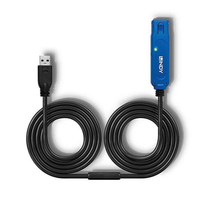 Cable USB LINDY 43158 8 m Azul Negro 7 Cable USB LINDY 43158 8 m Azul Negro 7