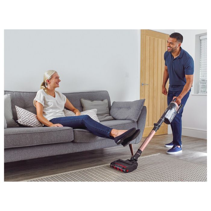 Shark Aspiradora escoba inalámbrica Stratos IZ400EU - Tecnología DuoClean + PowerFins Plus - Iluminación LED