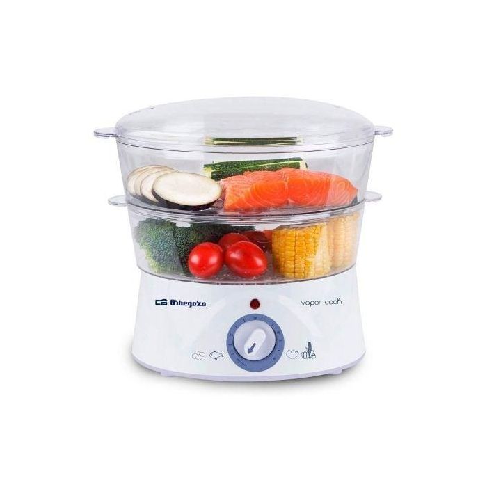 Orbegozo CO 4000 Vaporera Eléctrica con Temporizador 60 min, Parada Automática, Visor Nivel Agua, 5 Litros y 400W 0 Orbegozo CO 4000 Vaporera Eléctrica con Temporizador 60 min, Parada Automática, Visor Nivel Agua, 5 Litros y 400W 0