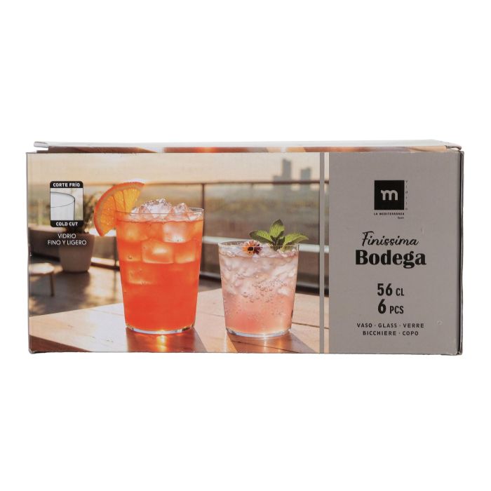 La Mediterranea Vaso Sidra Finissima Bodega Edición Especial 56 cl Modelo Md (24 Unidades) 1