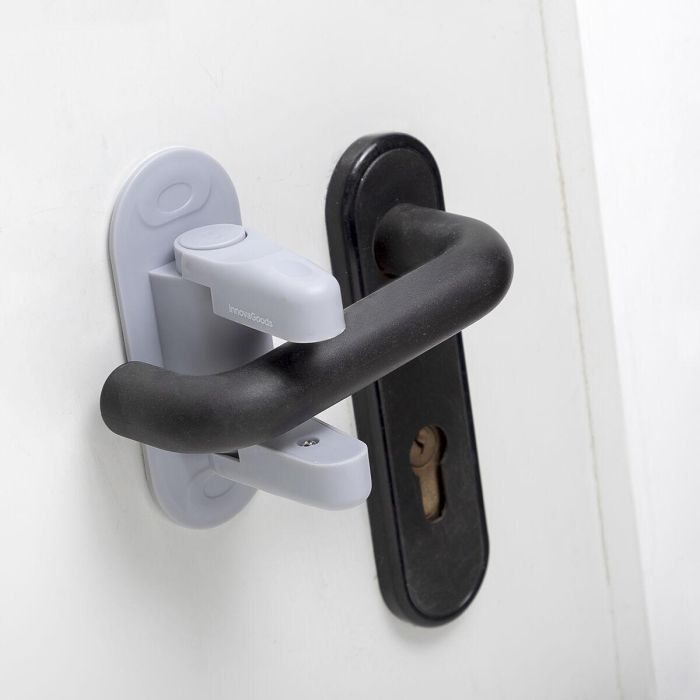 Bloqueo de Seguridad para Puertas Dlooky InnovaGoods 2 Unidades 4 Bloqueo de Seguridad para Puertas Dlooky InnovaGoods 2 Unidades 4