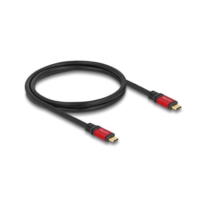 DeLOCK Cable USB 2.0 USB-C a USB-C PD 3.0 100W, Conector Macho a Macho, 1m, Rojo y Negro, 480 Mbit/s 0 DeLOCK Cable USB 2.0 USB-C a USB-C PD 3.0 100W, Conector Macho a Macho, 1m, Rojo y Negro, 480 Mbit/s 0